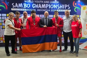 Armenia wins 8 medals at Youth Sambo World Championships