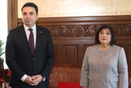 Armenian and Azerbaijani parliament speakers to hold talks