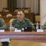 Asryan meets with army officers during training