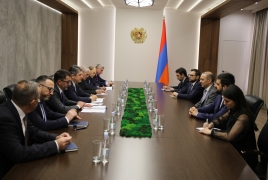 ԱԽ քարտուղարը Ռումինիայի Սենատի պատվիրակության հետ քննարկել է հարաբերությունների ընդլայնման հեռանկարները