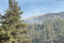 Դիլիջանի ոլորանների հատվածում հրդեհաշիջման ինտենսիվ աշխատանքներ են՝ հրդեհը դեռ չի մեկուսացվել