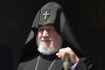 Catholicos departs for Switzerland, to visit France next