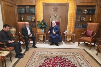 Aram I meets Iran’s ambassador to Lebanon