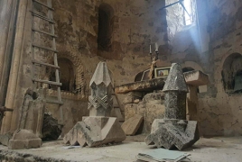 Ադրբեջանցիները պղծել և վնասել են Արցախի Երից Մանկանց վանքը