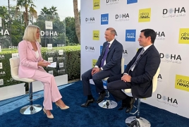 Գրիգորյանն ու Հաջիևը Դոհայում համատեղ հարցազրույց են տվել  Euronews–ին