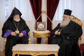 Արամ Ա–ն Նիկոսիայում քննարկել է Կիպրոսի օկուպացված հատվածում գտնվող եկեղեցիների վիճակը