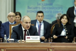 Փաշինյանը ԵԱՏՄ նիստում իր գնահատանքն է հայտնել Ադրբեջանի նախագահին և խոսել նոր հնարավորությունների մասին