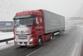 Վերին Լարսում սահմանափակվել է կցորդներով բեռնատարների երթևեկությունը