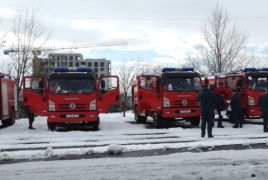 Փրկարար ծառայությունը համալրվել է նոր սերնդի ամենագնացներով և հրշեջ-փրկարարական մեքենաներով