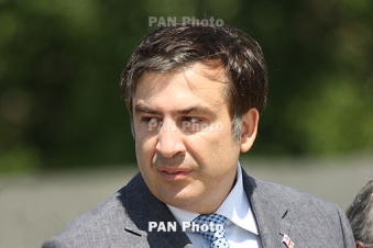 Saakashvili says Aliyev's transit plans harm Georgia