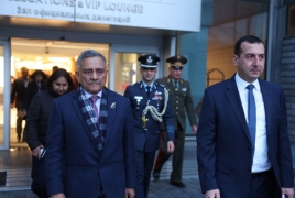 ՀՀ-ում է Հնդկաստանի զինված ուժերի պաշտպանության շտաբի պետը