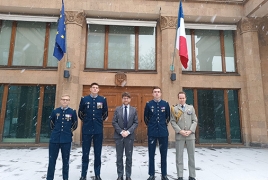 Ֆրանսիայի դեսպանը հյուրընկալել է ՀՀ-ում ռազմական ուսումնառություն անցնող ֆրանսիացի ուսանողներին