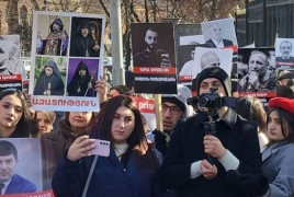 ՀՀԿ ակցիա՝ ԱԺ դիմաց․ «Ի պաշտպանություն Հայաստանի բոլոր քաղբանտարկյալների և Բաքվում պահվող գերիների»