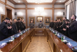 Գարեգին Բ-ն ընդունել է գնդերեցներին, կատարել նոր նշանակումներ