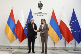 Փաշինյանն ու Լեհաստանի Սենատի ղեկավարը խոսել են ԵՄ-ՀՀ կապերի խորացման մասին