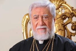 Արամ Ա-ն մտահոգված է Միջին Արևելքում հայկական գաղութների վիճակով․ Նա կոչ է արել դադարեցնել ռազմական գործողությունները