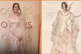 Մադլեն Շարաֆյանը «Օսկարի» կարմիր գորգին ներկայացել է հայ դիզայների ապրանքանիշի զգեստով