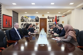 Անդրեասյանն ու Շիրղոլամին խոսել են ՀՀ դպրոցներում պարսկերենի ուսուցման, կինոյում համատեղ ծրագրերի մասին