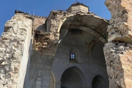 Թեոդոսիայում փլուզվել է XV դարի հայկական եկեղեցին, որտեղ պսակադրվել է Այվազովսկին