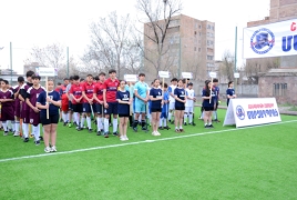 Շենգավիթում շահագործման է հանձնվել խոտի հոկեյի նոր մարզադաշտ