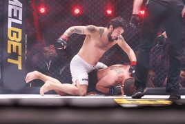 Կամո Ունանյանը 55 վայրկյանում պարտության է մատնել իրանցի մրցակցին