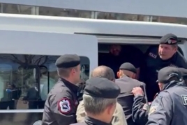 17 detained after protest before Karapetyan hearing