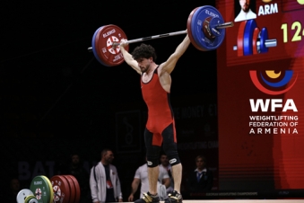 Armenia claims first medal at Weightlifting Euros