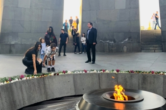 Kim Kardashian honors Armenian genocide victims