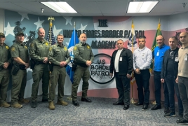 Armenian border guards study U.S. border operations