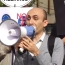 Artsakh Armenians rally before EU summit