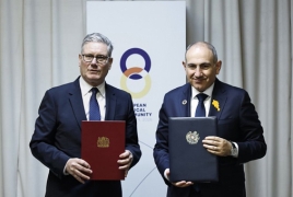 Armenia, UK sign strategic partnership declaration