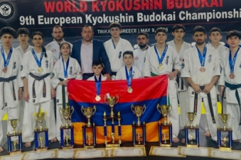 Armenia wins nine medals at Karate Championship