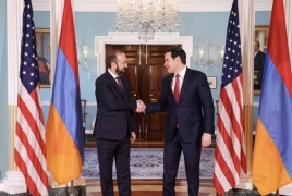 Ռուբիոն Երևանում է․ Մեկնարկել է նրա փակ հանդիպումը Միրզոյանի հետ