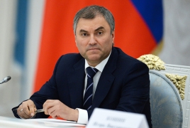 Volodin compares Armenia’s path to Ukraine’s