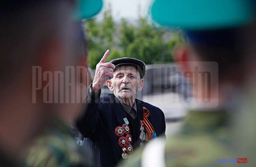 Veteran of WW2 in Victory Park 