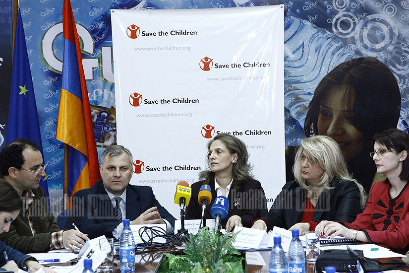 Press conference about children protection issues