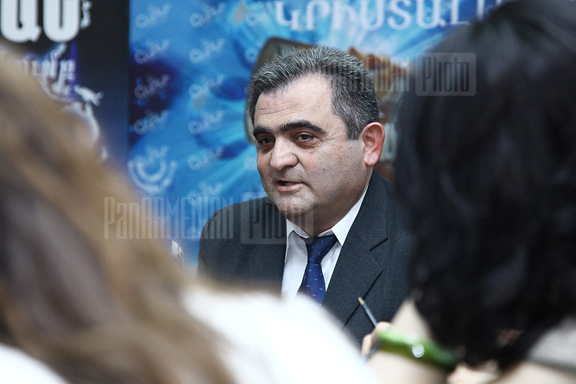 Press conference of Suren Manukyan and Arkady Khitarov