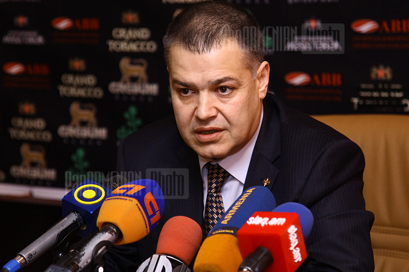 Press conference of Davit Harutyunyan