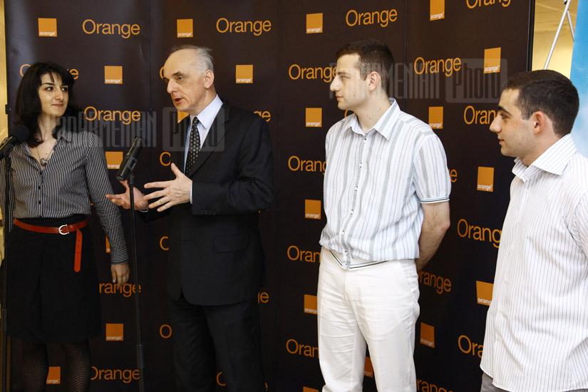 The winners of Orange Innovation prize are announced