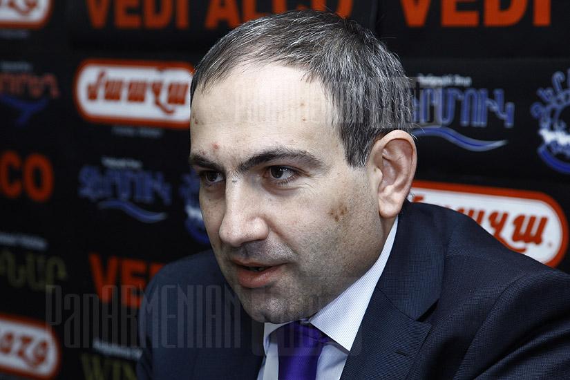 Press conference of editor-in-chief of Haykakan Zhamanak daily, oppositionist Nikol Pashinyan