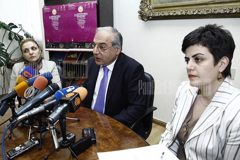 Press conference about Aram Khachatryan annual festival 