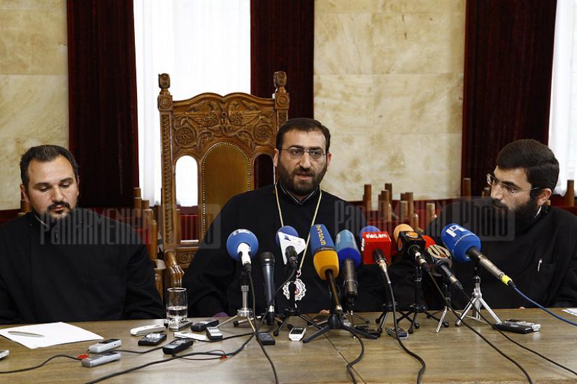 Press conference of representatives of Mother See of Holy Etchmiadzin