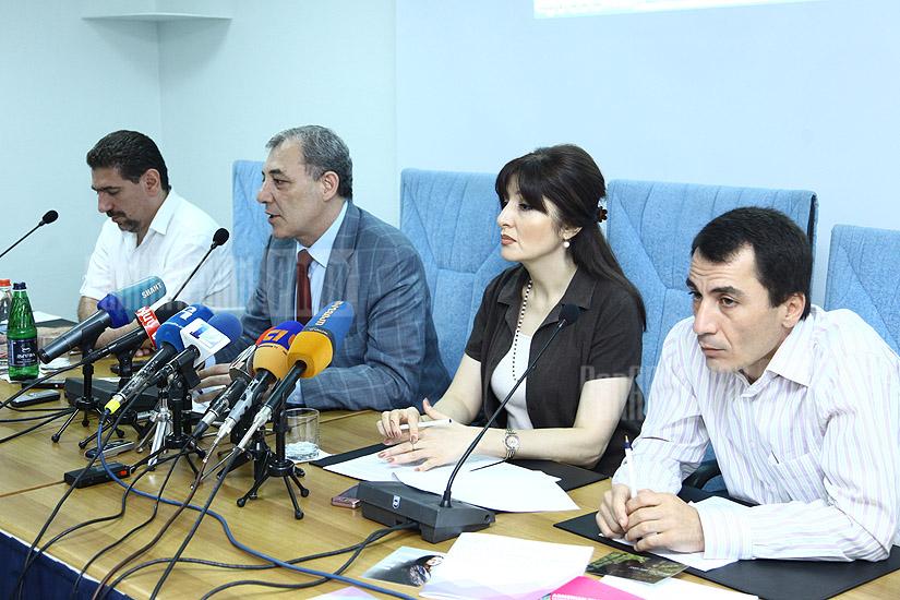 Пресс-конференция директора Национального киноцентра Армении Геворга Геворгяна