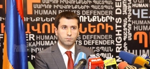 News conference of RA Ombudsman Karen Andreasyan