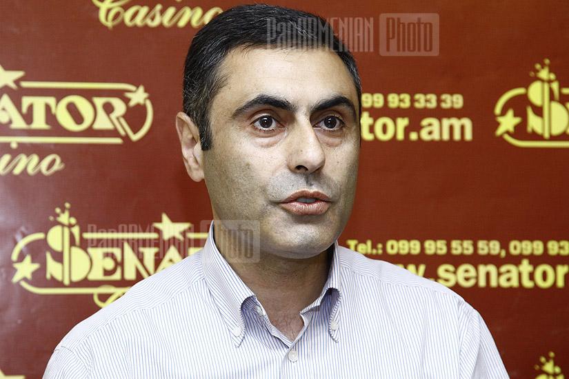 Director of Greenhouse Association Agricultural NGO Poghos Gevorgyan and CEO of Business Support Center Samvel Gevorgyan