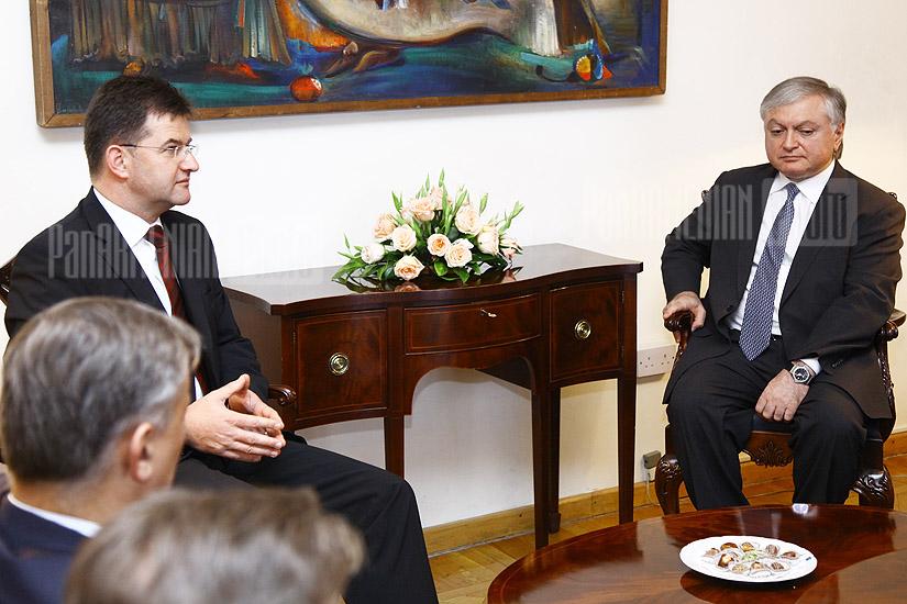 Էդվարդ Նալբանդյանի հանդիպումը եվրոպական ծառայության Ռուսաստանի, Արևելյան Հարևանության և Արևմտյան Բալկանների հարցերով կառավարիչ տնօրեն Միրոսլավ Լայչակի հետ