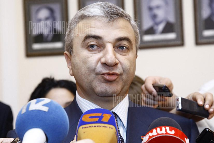 Заседание межпарламентской комиссии Армении и Арцаха