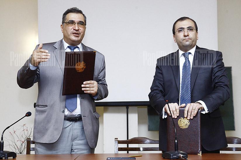 ЕГЛУ им. Брюсова и администрация президента Армении подписали соглашение о сотрудничестве