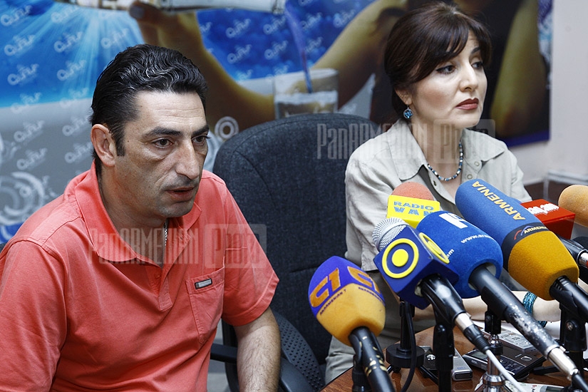 Press conference of the head of RA Culture Ministry’s department of modern art Sona Harutyunyan and the chairman of Minas Avetisyan foundation Arman Avetisyan