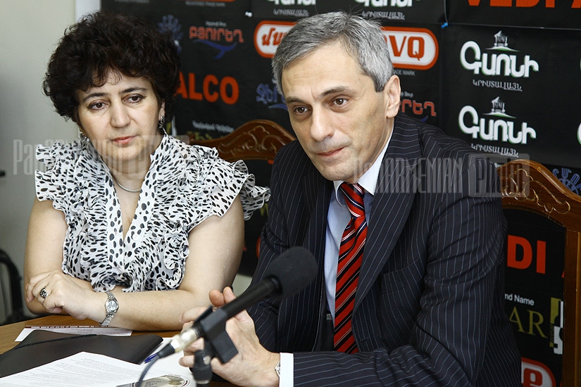 Press conference about piano contest after Arno Babajanyan 